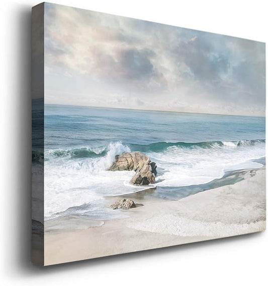 Wexford Home Decor Landscape Canvas Wall Art Abstract Floral Painting Modern Pictures Artwork Decoration for Living Room Kitchen Bathroom Office, Ready to Hang, 32x48