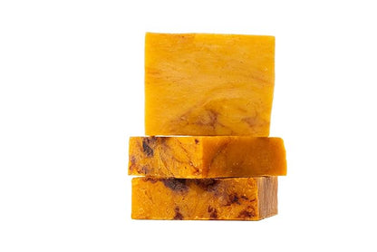 ILS Soap co. Bay Runner (Burnt Orange Peel, Cloves & Patchouli)- All Natural Bar Soap for men - Plant Based and Handmade in the USA for All Skin Types and conditions for face and body (3 Pack)