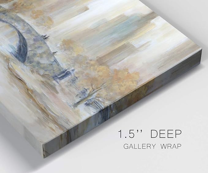 Wexford Home Decor Landscape Canvas Wall Art Abstract Floral Painting Modern Pictures Artwork Decoration for Living Room Kitchen Bathroom Office, Ready to Hang, central park, 32x48