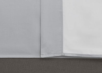 Linen Closet Luxury Cotton 1200 Thread Count Hotel Luxury 4-Piece Sheet Set, Full, Soft Silver