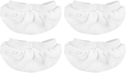 KEEPOW Universal Microfiber Cloths for Handheld Steam Cleaner Attachments Compatible with Bissell Steam Shot, Comforday, PurSteam, Washable Rags, 4 Pack