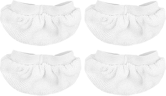 KEEPOW Universal Microfiber Cloths for Handheld Steam Cleaner Attachments Compatible with Bissell Steam Shot, Comforday, PurSteam, Washable Rags, 4 Pack