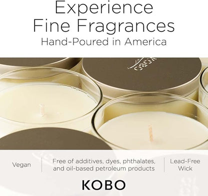 KOBO Golden Hour Scented Candle (15 oz) | 100% Pure Soy Wax Candles | Jar Candle Hand-Poured in USA | All Natural, Long Lasting 100 Hour Burning Candles | Scented Candles for Home