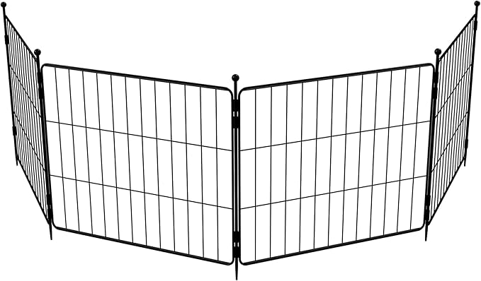 FXW MiniPaws Unleashed Dog Playpen for Yard & RV Camping, Expandable 20-inch 4 Panels for Puppies and Small Dogs, Portable for Indoor and Outdoor Use