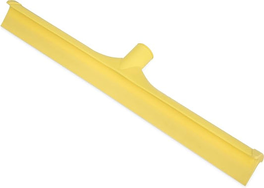 SPARTA 3656704 Plastic Floor Squeegee, Shower Squeegee, Heavy Duty Squeegee With Rubber Blade For Windows, Glass, Shower Doors, Floors, Windshields, 20 Inches, Yellow, (Pack of 6)