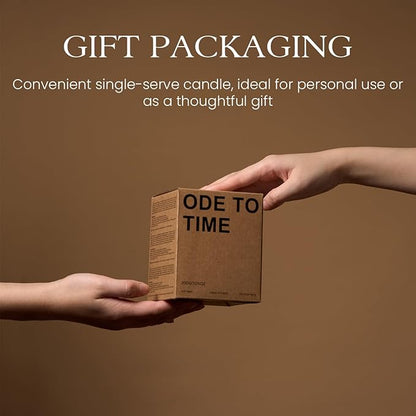 M&SENSE Teakwood Intense Scented Christmas Candle Gift, Aromatherapy Candle Set for Women, Soy Wax Candles Home Scented, Long Lasting Amber Jar Candles Gift for Christmas, Thanksgiving, Holiday