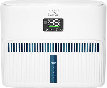 Smart Evaporative Humidifiers for Bedroom, Living Room, Nursery, Large Room up to 550 ft², 5L Tank, 48H Runtime, Mist-free Top Fill Humidifier for Baby, Plants, Easy to Clean
