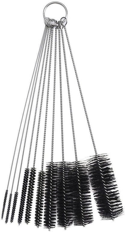 LOVEINUSA Straw Cleaner Brush, 8.2 Inch Nylon Pipe Cleaners, Bottle Brushes for Reusable Straws, Baby Sippy Cup, Syringes, Thermos, Hummingbird Feeders, Set of 10PCS