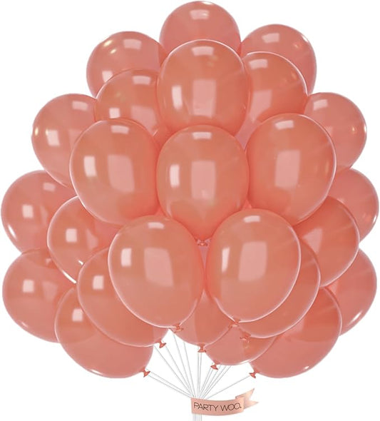 PartyWoo Brown Balloons 50 pcs 12 Inch Pearl Boho Neutral Coffee Dark Brown Latex Helium Balloons for Wedding Baby Shower Gender Reveal Graduation Birthday Party Decorations Brown-Z08