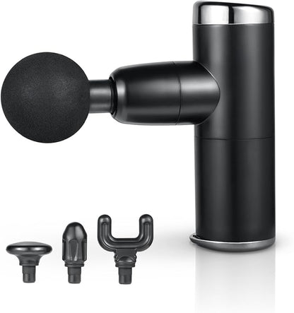 HOM Deep Tissue Mini Massage Gun - Quiet and Portable Handheld Massager for Treating Muscle Soreness, Back Pain and Body Ache