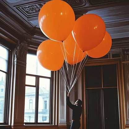 30 Pcs Orange Balloons 36 Inch Orange Latex Large Balloons - Various Party Decorations