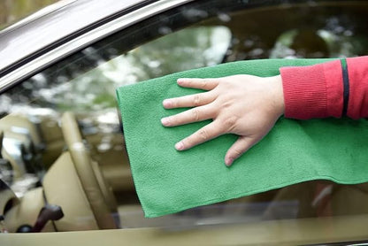 Avalon Towels Microfiber Cleaning Cloths (Value Pack of 48) - Size 16 x 16 Inches, Highly Absorbent Cleaning Rags, Lint Free, Reusable and Washable, Microfiber Towels for Cars (Green)