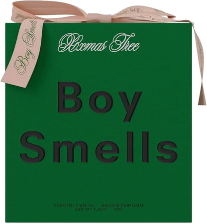 Boy Smells XXMAS Tree Candle – Holiday Soy Candle with Juniper, Evergreen & Winter Air – Fresh Pine Scented Candle for Home Décor & Christmas Gifting – 8.5oz
