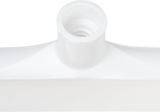 SPARTA 3656702 Plastic Floor Squeegee, Shower Squeegee, Heavy Duty Squeegee With Rubber Blade For Windows, Glass, Shower Doors, Floors, Windshields, 20 Inches, White, (Pack of 6)