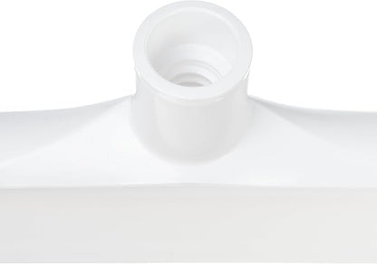 SPARTA 3656702 Plastic Floor Squeegee, Shower Squeegee, Heavy Duty Squeegee With Rubber Blade For Windows, Glass, Shower Doors, Floors, Windshields, 20 Inches, White, (Pack of 6)