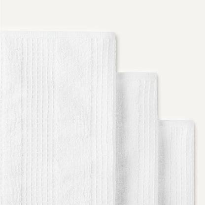 Amazon Basics Organic Cotton Waffle Kitchen Dish Cloths - Ultra Absorbent, Quick Drying, Lint-Free, 12 x1 2 inches, 6-Pack, White