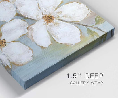 Home Decor Landscape Canvas Wall Art Abstract Floral Painting Modern Pictures Artwork Decoration for Living Room Kitchen Bathroom Office, Ready to Hang