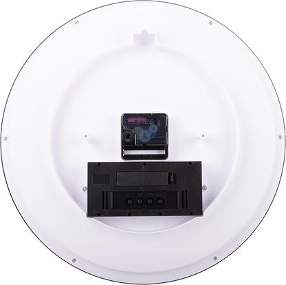 OSTAR 14" Large Analog Digital Display Wall Clock Silent Non-Ticking, Day of The Week Temperature Battery Operated Clock for Living Room Bedroom Kitchen