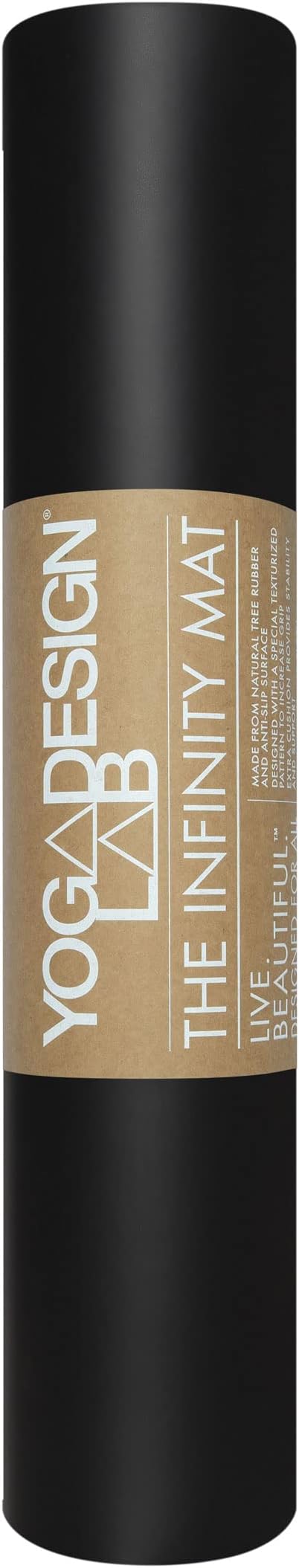 YOGA DESIGN LAB | The Infinity Mat | Luxurious Non-Slip Design Provides Unparalleled Grip to Support and Align You Beautifully | Eco-Friendly | w/Carrying Strap!