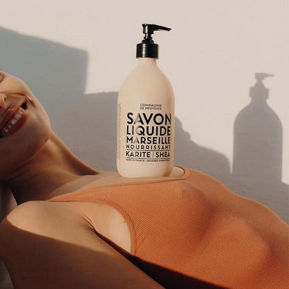 Compagnie de Provence Savon de Marseille Nourishing Liquid Soap, Karite (Shea Butter), 16.7 Fl Oz Refill
