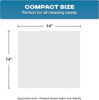 Angel-in-Armor White Shop Towels (14”x14”) – 150 Unit Box of Lint-Free Cotton Shop Towel Cleaning Rags – Durable Shop Rags for Auto, Garage, Industrial, and Commercial Use