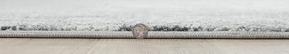 Keen Home Design Area Rugs - 8ft Round Non-Shedding, Abstract Rugs for Kitchen, Living Room, Bedroom, Dining Room, Entryway - Size: 7'10" Square, Abstract Cream/Grey