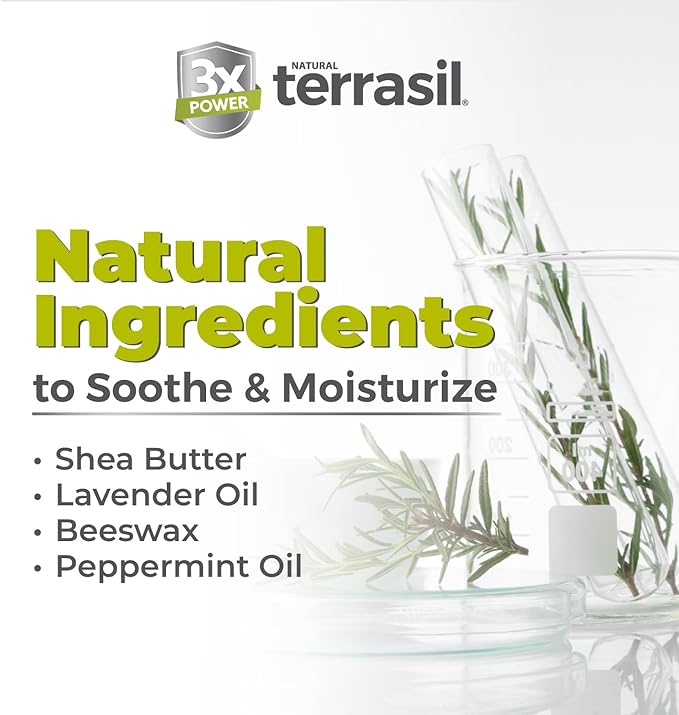 terrasil Tinea Soap for Tinea Versicolor Relief, Soothing Care & Relief of Itchy, Irritated Skin, Dermatologist Tested, Hypoallergenic Approved - Natural Antifungal Soap Bar (75g)