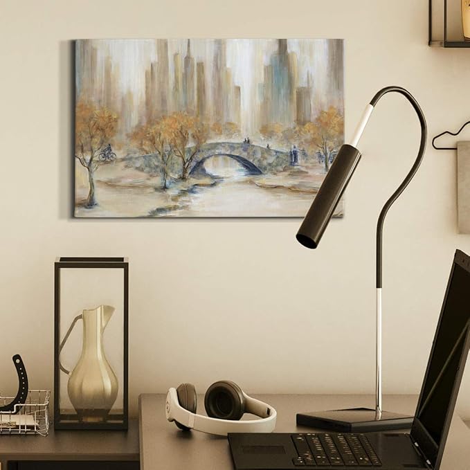Home Decor Landscape Canvas Wall Art Abstract Floral Painting Modern Pictures Artwork Decoration for Living Room Kitchen Bathroom Office, Ready to Hang