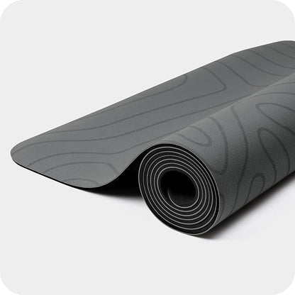 WeGym Yoga Mat, 4mm Cushioned Exercise Mat for Yoga, Pilates, Home Workouts - Anti Slip Polyurethane Suede Yoga Mat with Carrying Strap