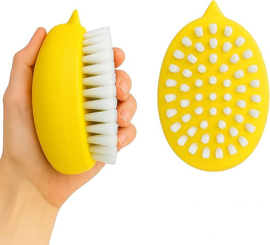 Premium Veggie Brush The Scrubber for Potato Eyes,a Potato Scrubber Suitable for Root Vegetables & Delicate Fruits,a Dual-use Fruit and Vegetable Brush, Your Kitchen Essential