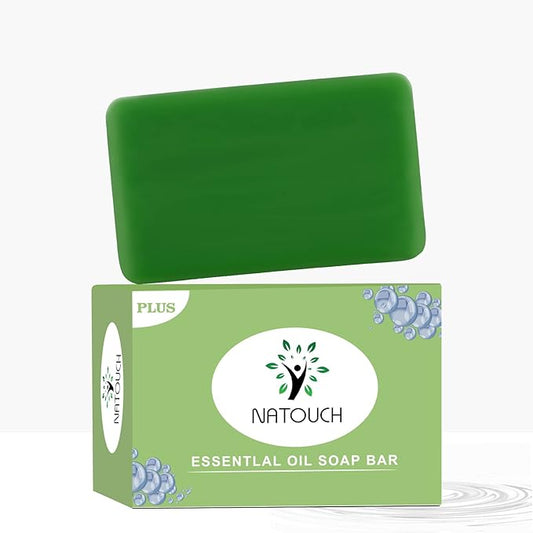 Antifungal Soap, Upgrade Natural Tea Tree Oil Body Soap Bar, Help Jock Itch, Ringworm, Athlete's Foot, Body Odor, Skin Irritations With Natural Tea Tree Oil, Eucalyptus Oil, and Lavender Oil