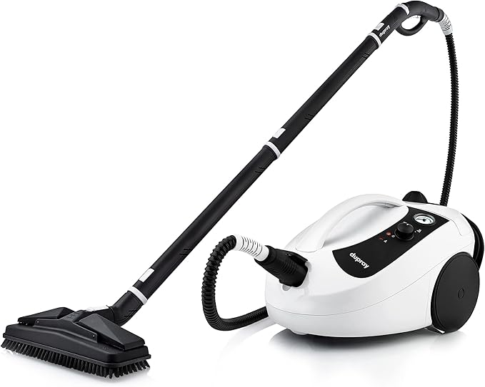 Dupray One Steam Cleaner: Portable, chemical-free all-purpose steamer for floors, tiles, and more. Made in Europe, ideal for home and professional use.