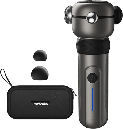 Lite Deep Tissue Therapy Massage Gun - 6500 RPM Portable Vibrating Massager for Pain Relief, Trigger Points & Stiffness, Handheld Muscle Massager for Athletes, Active Men & Women, Travel Size