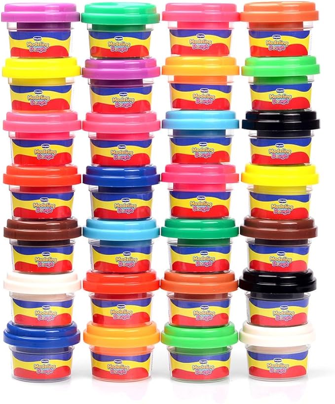 28 Pack Valentine’s Day Cards for Kids with Modeling Dough – Fun Animal-Themed Classroom Gifts for Toddlers & Preschoolers – Perfect for School Exchanges & Parties
