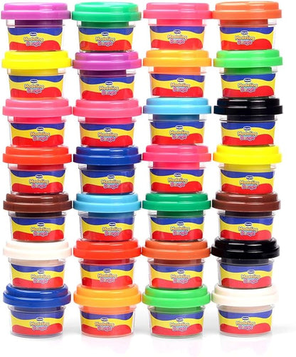 28 Pack Valentine’s Day Cards for Kids with Modeling Dough – Fun Animal-Themed Classroom Gifts for Toddlers & Preschoolers – Perfect for School Exchanges & Parties