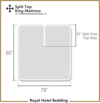 Royal Hotel Bedding ABRIPEDIC Sheets, Viscose from Bamboo, Sheet Set 600 Thread Count, Silky Soft Sheets, Viscose from Bamboo, Sheet Set, Top-Split-King : Adjustable Split Top King, Sage