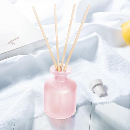 Reed Diffuser - Ebony Rose 3.38oz (100ml) 1 Pack Essential Oil Reed Diffuser Set with 8 Sticks, Long Lasting Fragrance for Home, Bathroom, Bedroom, Room, Decor