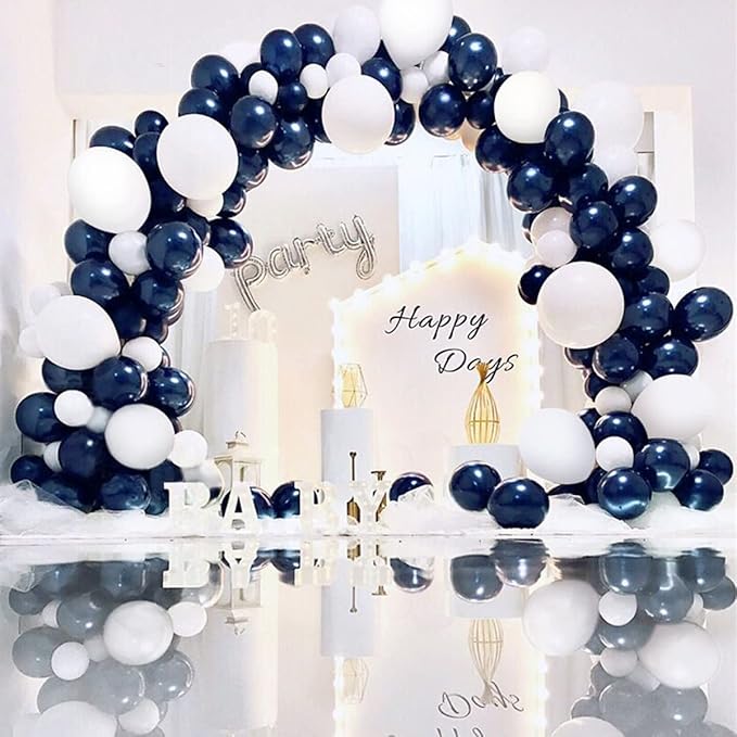 400 Pack 5 Inch Navy Blue Latex Balloons Helium Balloons Party Balloons Decorations Supplies