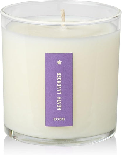 KOBO Heath Lavender Candle with Plantable Box (9 oz) | Plant The Box Collection, 100% Pure Soy Wax Candles | Hand-Poured in USA | Long Lasting 60 Hour Burning Candles | Scented Candles for Home