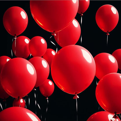 300 Pack Red Balloons 12 inch Red Latex Party Balloon Bulk for Various Party Events Decorations