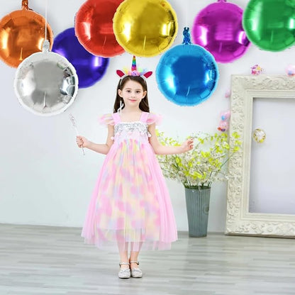 TONIFUL 30Pcs 18 Inch Large Colorful Round Shape Foil Balloons Big Colorful Circle Helium Mylar Ballons for Birthday Wedding Baby Shower Anniversary Engagement Party Decor Supplies