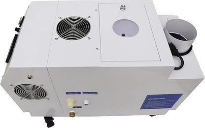 TECHTONGDA Commercial Ultrasonic Humidifier 3KG/h Portable Cool Mist Maker for Large Room Greenhouse Facility WarehouseUp to 200-500 Square Feet with Water Barrel Hole