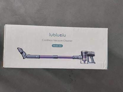Lubluelu Cordless Vacuum Cleaner, Stick Vacuum Cordless Rechargeable with Lightweight 235W Brushless Motor, Self-Standing and Handheld Design for Carpet, Hard Floor and Pet Hair (Purple)