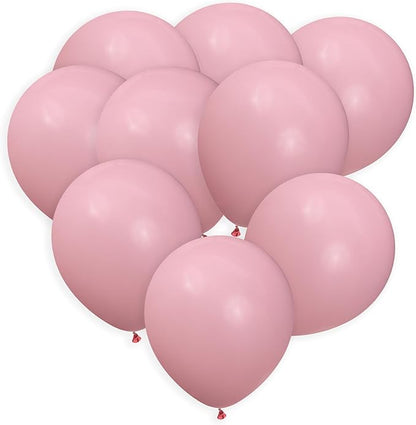 Light Pink Balloons 50 Pack, 12 Inch Light Pink Latex Balloons For Birthdays, Weddings, Baby Showers, Holidays