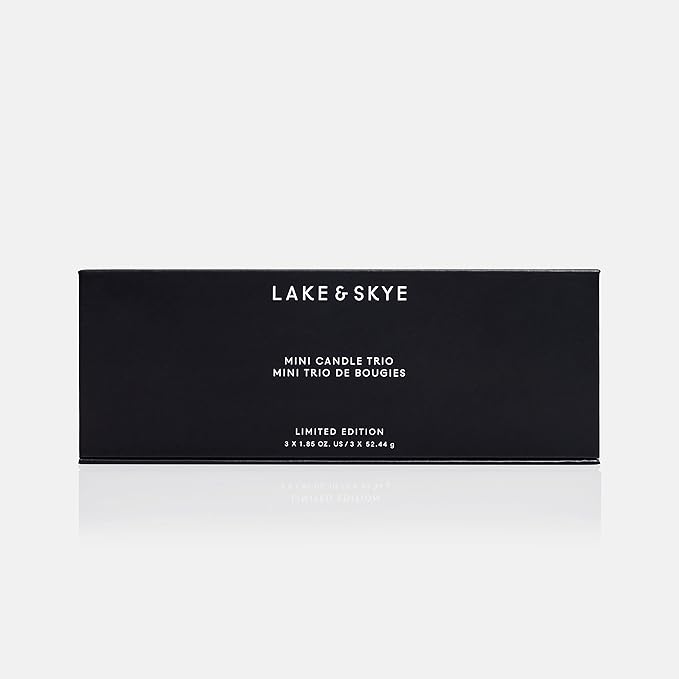 Lake & Skye Mini Votive 3 Piece Candle Set - Includes 11 11, Wild Grass & Sage, and Santal Gray - 1.85 oz Each