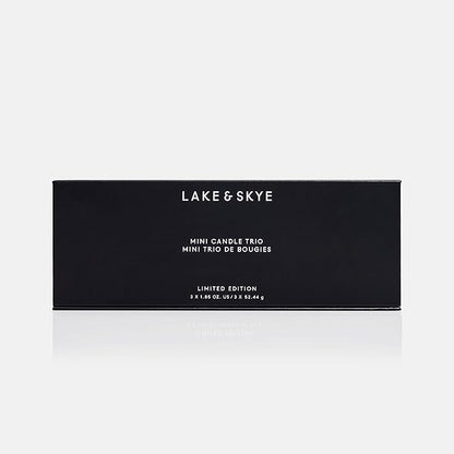 Lake & Skye Mini Votive 3 Piece Candle Set - Includes 11 11, Wild Grass & Sage, and Santal Gray - 1.85 oz Each