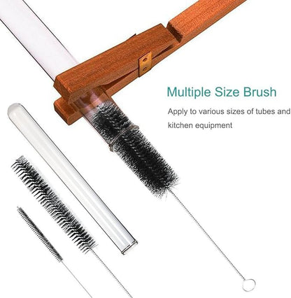 LOVEINUSA Straw Cleaner Brush, 8.2 Inch Nylon Pipe Cleaners, Bottle Brushes for Reusable Straws, Baby Sippy Cup, Syringes, Thermos, Hummingbird Feeders, Set of 10PCS