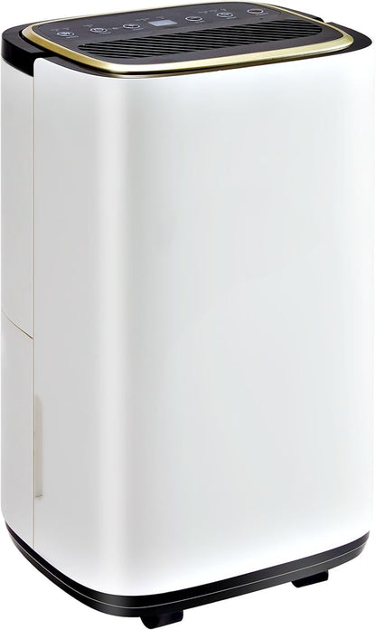 Sweetcrispy 4,500 Sq. Ft. Dehumidifier for Basement, 50 Pints Dehumidifiers for Home with Drain Hose, 1.58 Gallon Water Tank Portable Quiet Moisture Remover, Ideal for Whole House, Bedroom & Bathroom