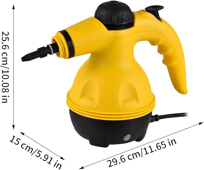Handheld Steam Cleaner, Compact Lightweight Design, 1 Set, Multi-Purpose Steam Cleaner, Portable Cleaning Tool, Fabric Grout Steamer, For Car Kitchen, Upholstery, Window
