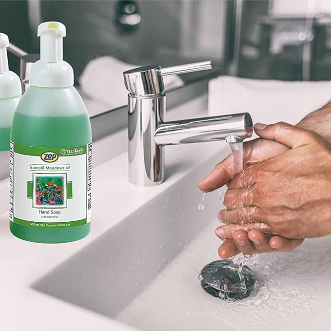 Zep Tranquil Meadows Antibacterial Hand Soap - 550ML (Case of 6) 338709